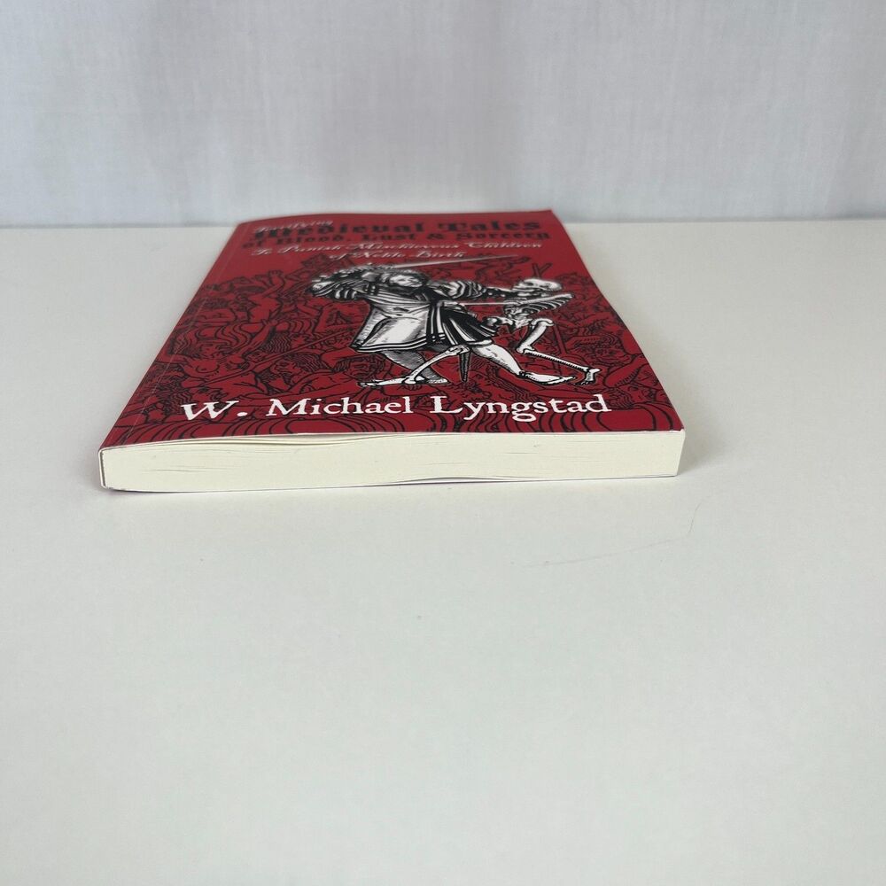 Signed Terrifying Medieval Tales Blood Lust Sorcery Lyngstad NEW Book - Picture 10 of 11